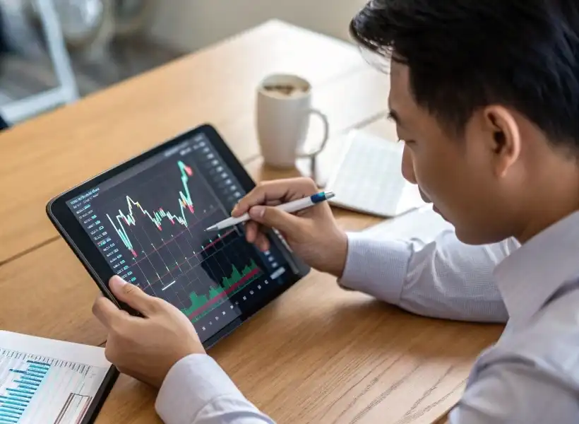 Trade Age AI app navigation UK